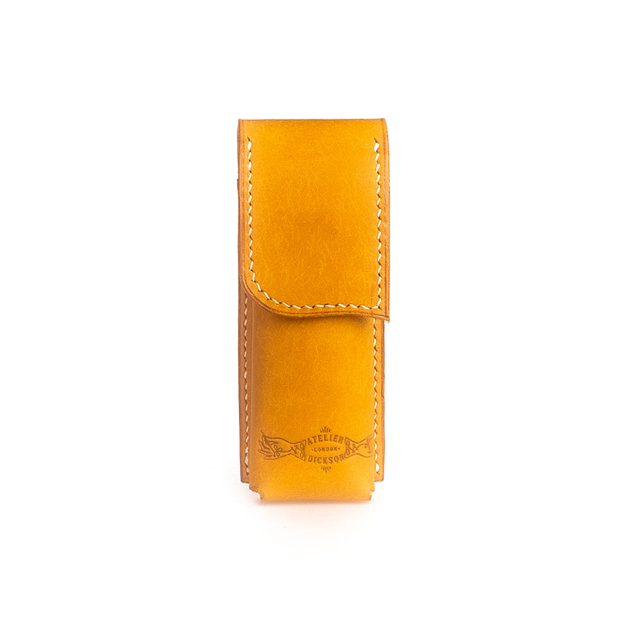 Miniature flap bag for leather strap